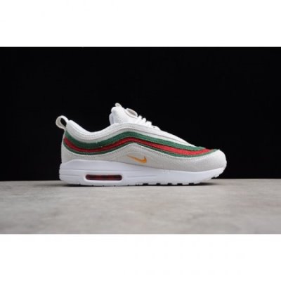 Nike Air Max 1/97 Vf Sw Beyaz / Kırmızı / Yeşil Koşu Ayakkabısı Türkiye - YYMIWZG5